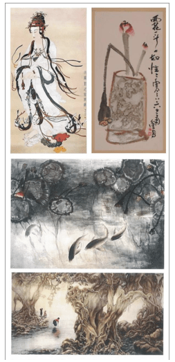 H.H.第三世多杰羌佛中國畫1