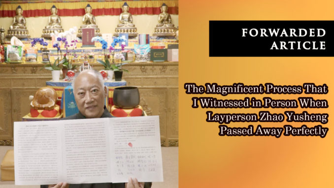 The Magnificent Process That I Witnessed in Person When