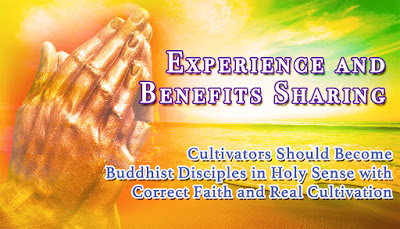 Cultivators Should Become Buddhist Disciples in Holy Sense with Correct Faith and Real Cultivation