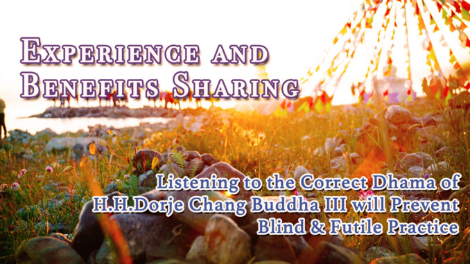 Listening to the Correct Dharma of H.H.Dorje Chang Buddha III
