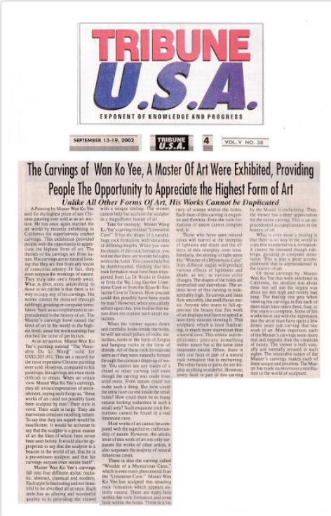 The Carvings of Wan Ko Yee (H.H. Dorje Chang Buddha III), A Master of Art Were Exhibited, Providing People The Opportunity to Appreciate the Highest Form of Art-1