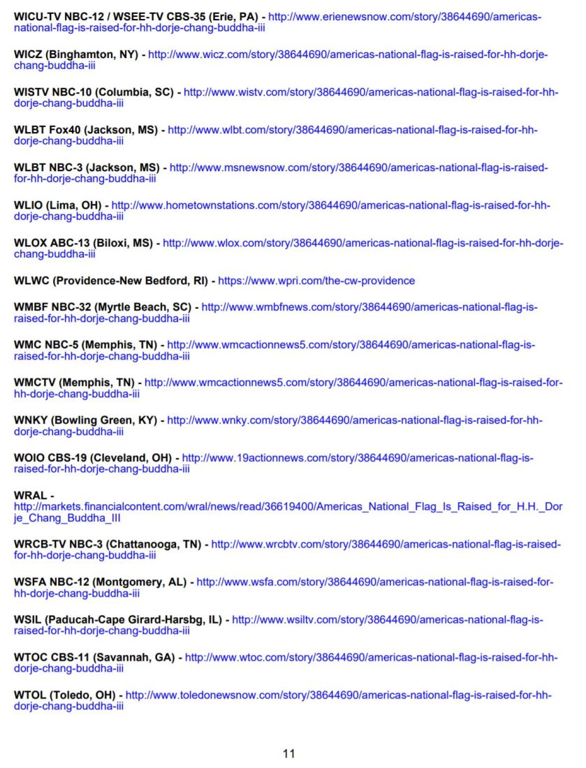 America's National Flag Is Raised for H.H. Dorje Chang Buddha III-17