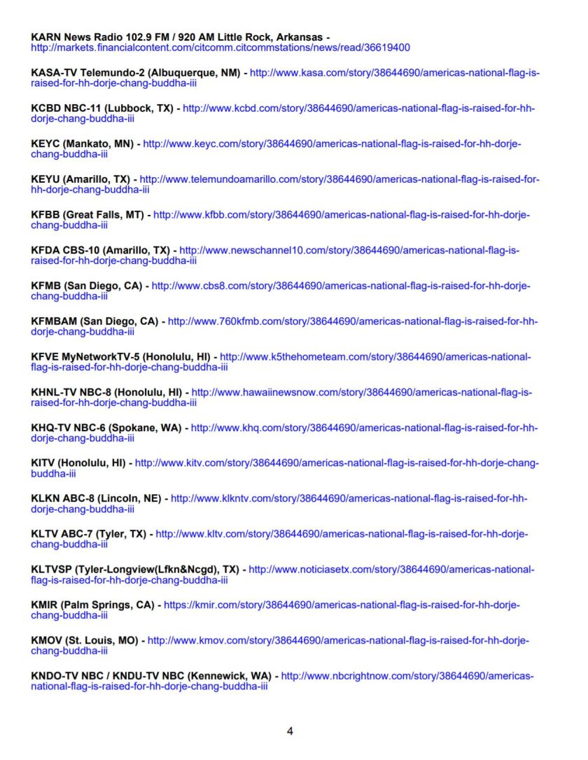 America's National Flag Is Raised for H.H. Dorje Chang Buddha III-9