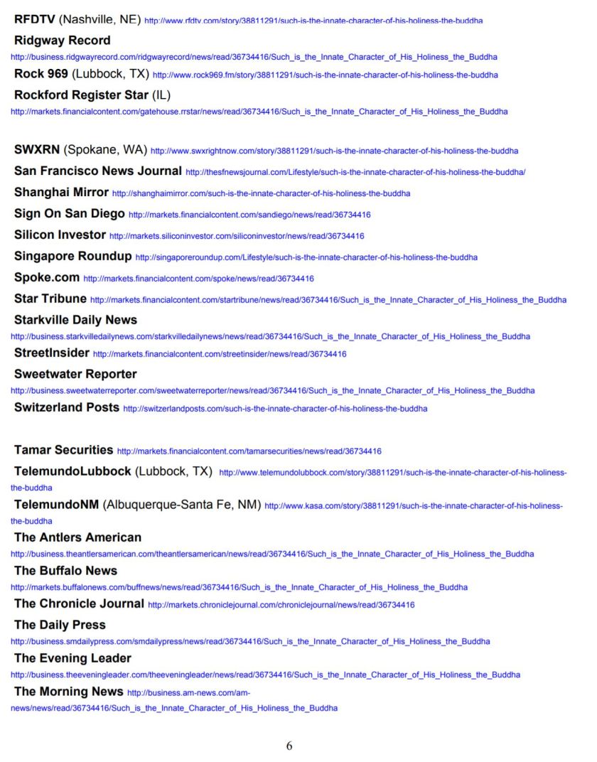 Such is the Innate Character of His Holiness the Buddha-6