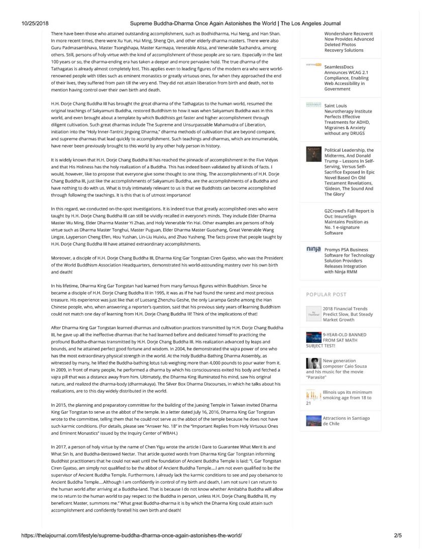 Supreme Buddha-Dharma Once Again Astonishes the World-2