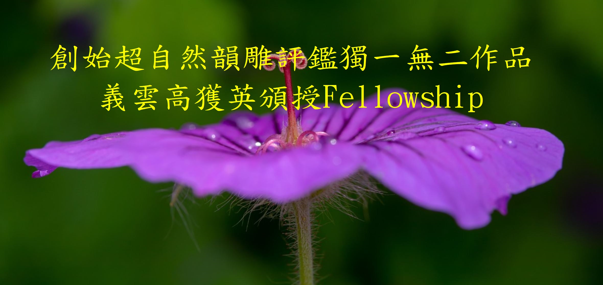 創始超自然韻雕評鑑獨一無二作品-1